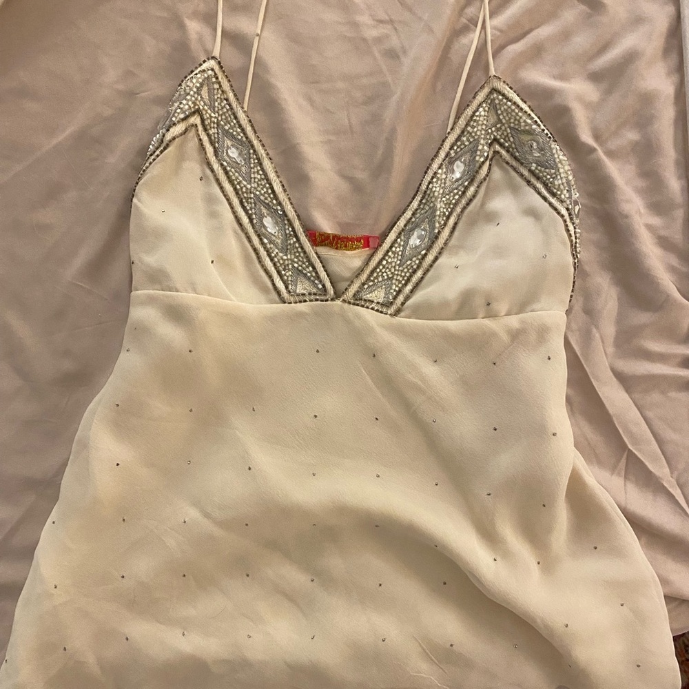 Silk Beaded Vintage Camisole